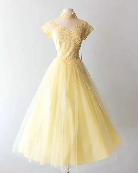 Shimmer fabric cocktail dress-Yellow short party Homecoming Dresses dress    S2649